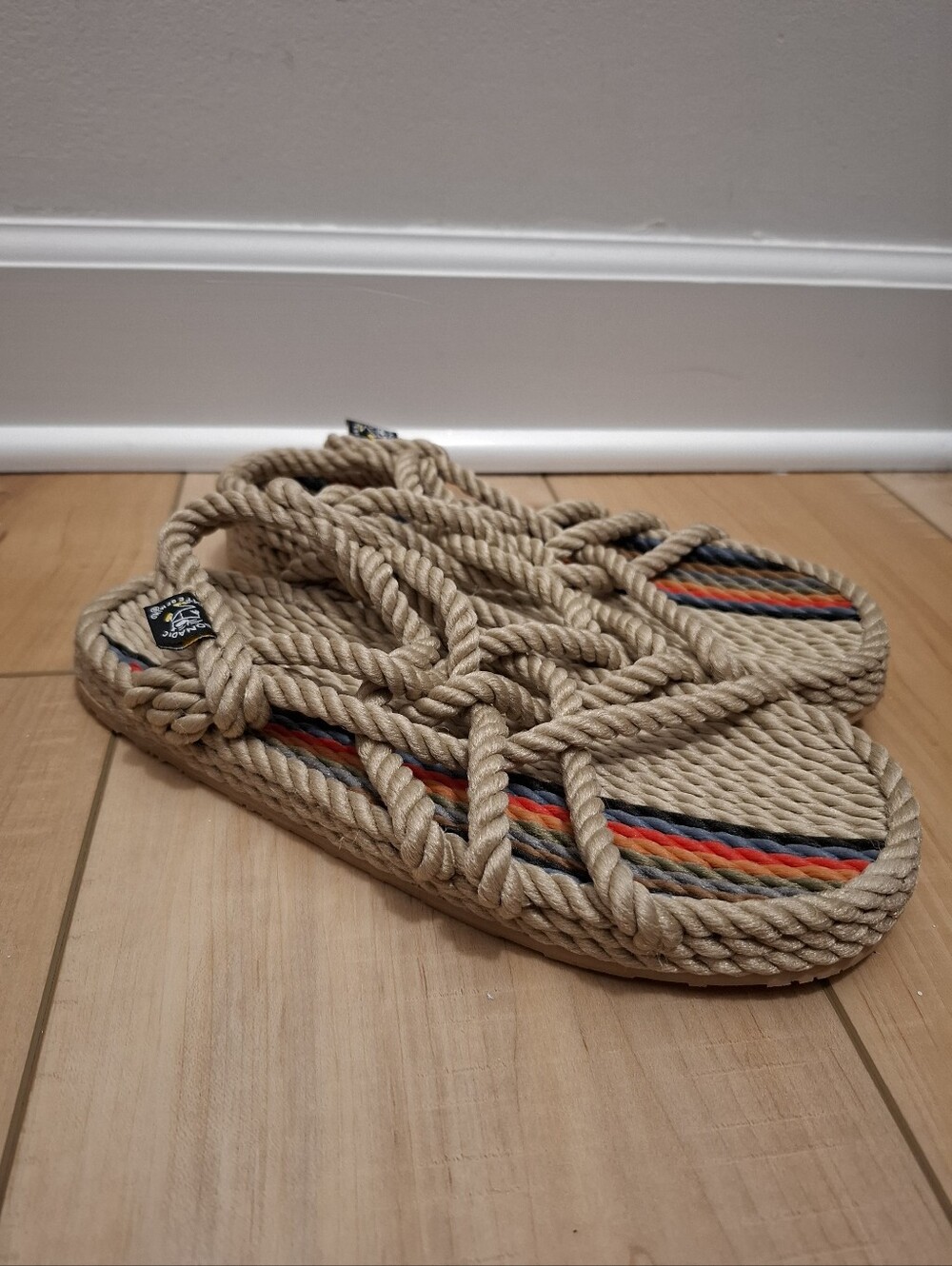 Nomadic State Of Mind Sandals Women's 39 JC Woodstock Sandal Rope Sandals Boho